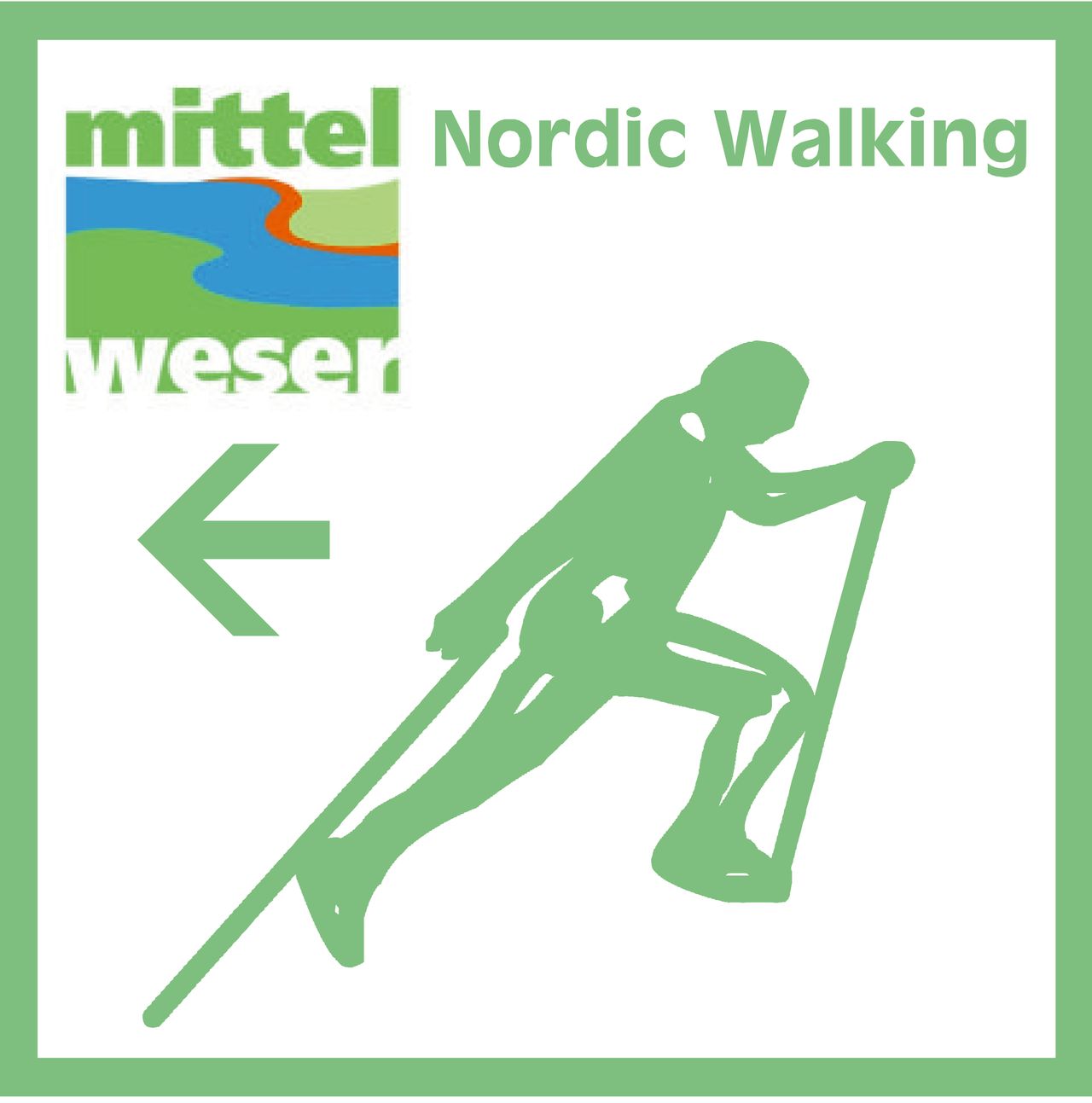 Nordic Walking Schild