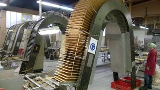 Täglich werden über 400.000 Waffelblätter produziert