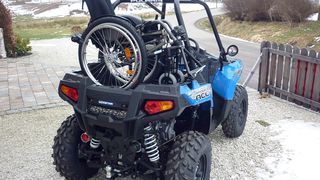 Auch das Quad soll mehr Freiheit in der Natur gewähren