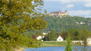 Goldbergsee Coburg mit Blick auf die Veste Coburg