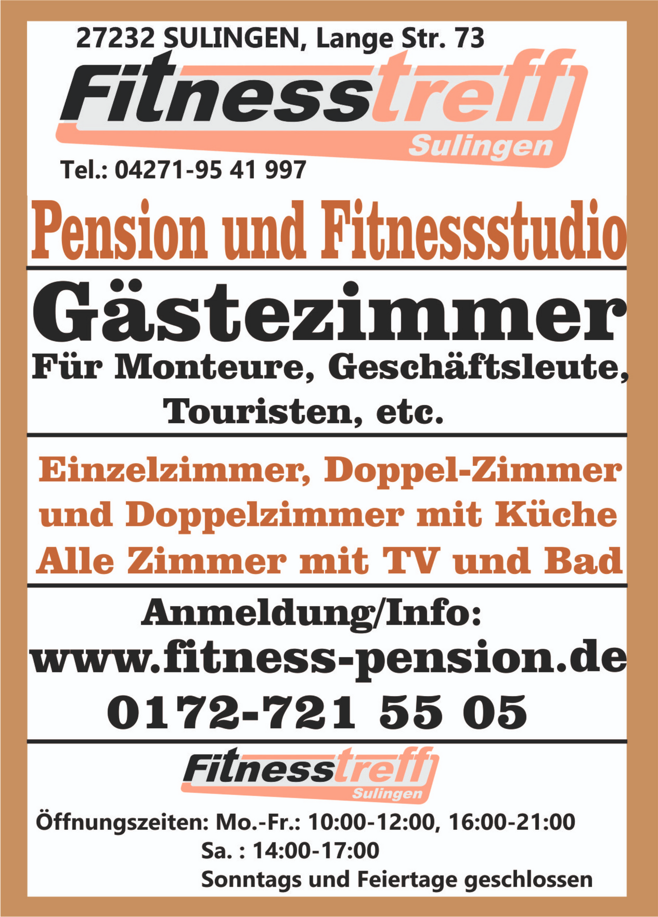Fitness-Pension