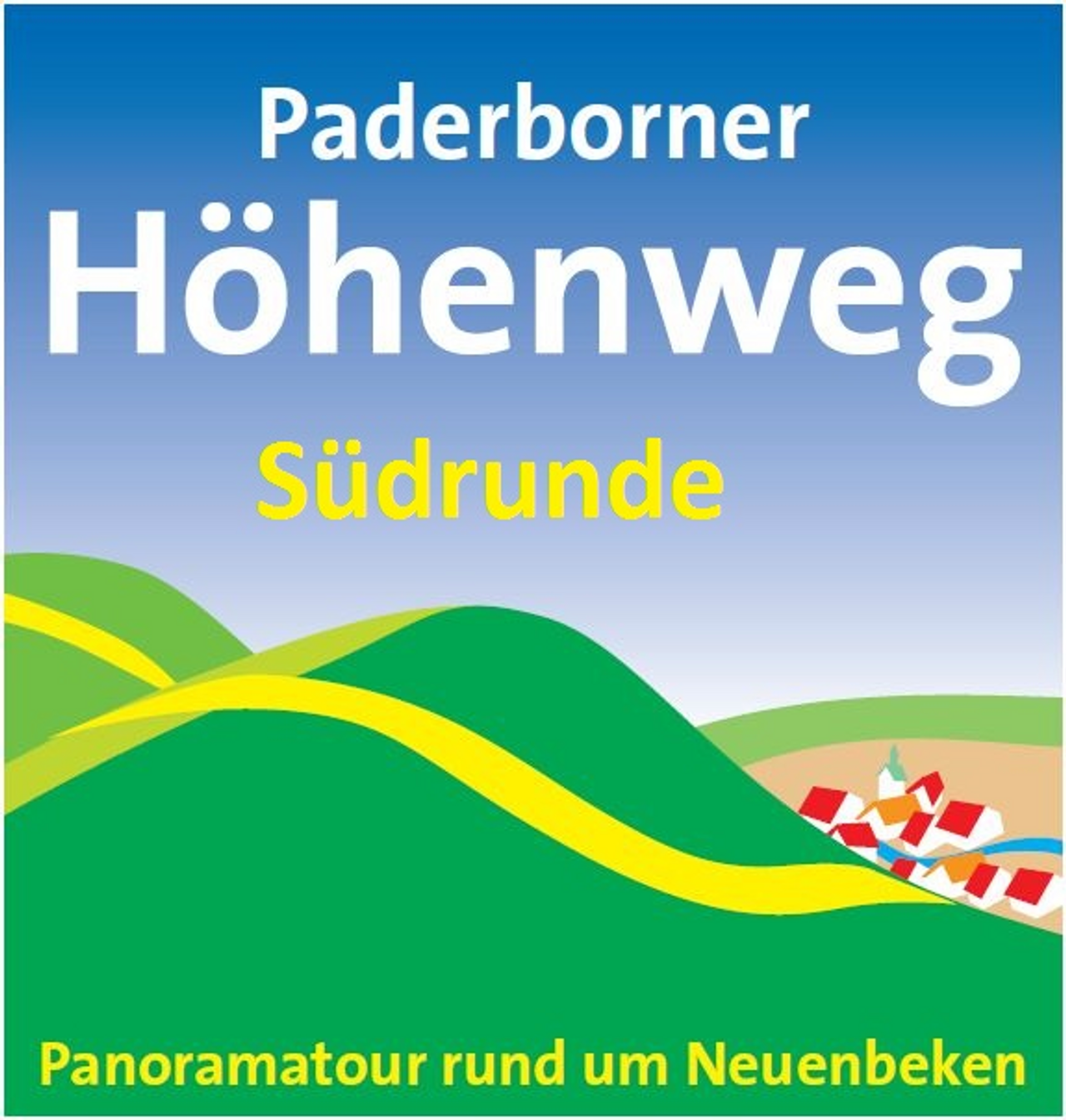 Wegzeichen Paderborner Höhenweg - Südrunde