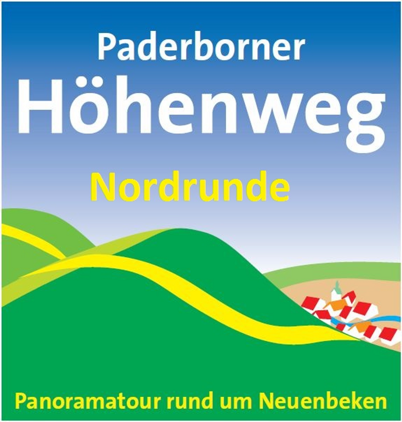 Wegzeichen Paderborner Höhenweg - Nordrunde