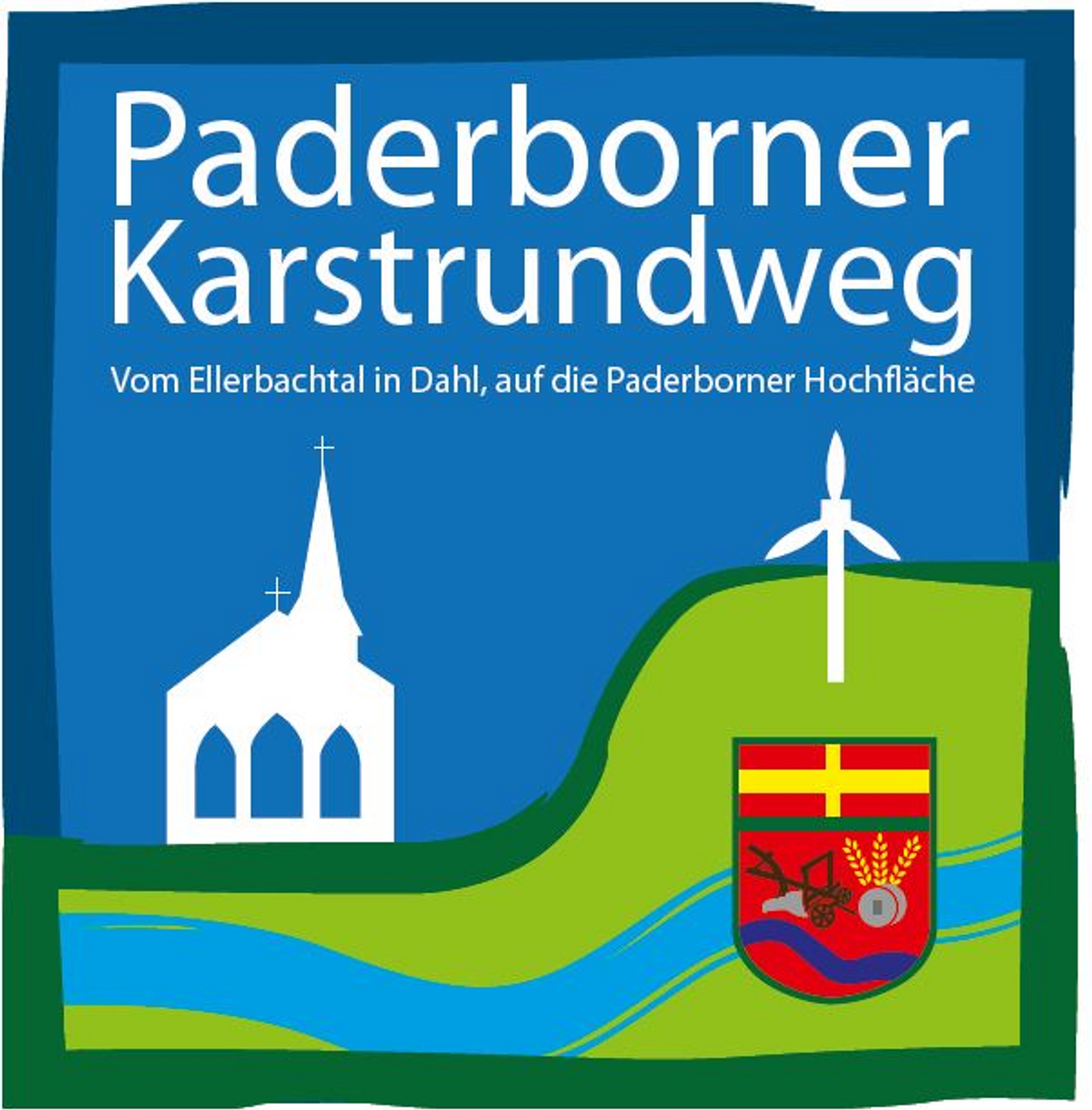 Wegzeichen Paderborner Karstrundweg