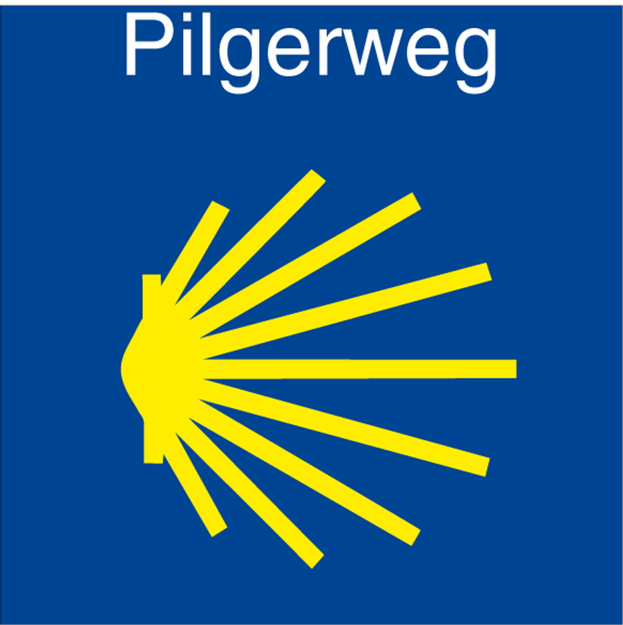 Wegemarkierung Jakobspilger
