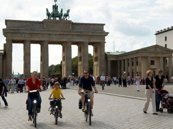 Start am Brandenburger Tor