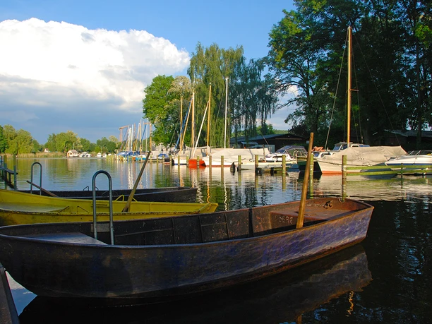 Potsdamer Seglerclub Wiking e.V. - mit Kähnen geht's zum Festland © Christin Drühl