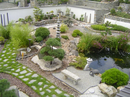 Teilansicht Japanischer Garten