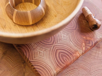 Kunsthandwerk von holzfein