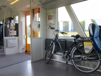 E-Bike in der Bahn