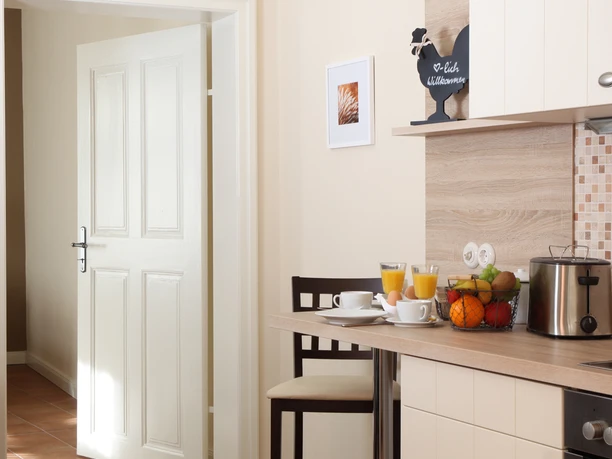 Küche in der "Krausen Glucke"