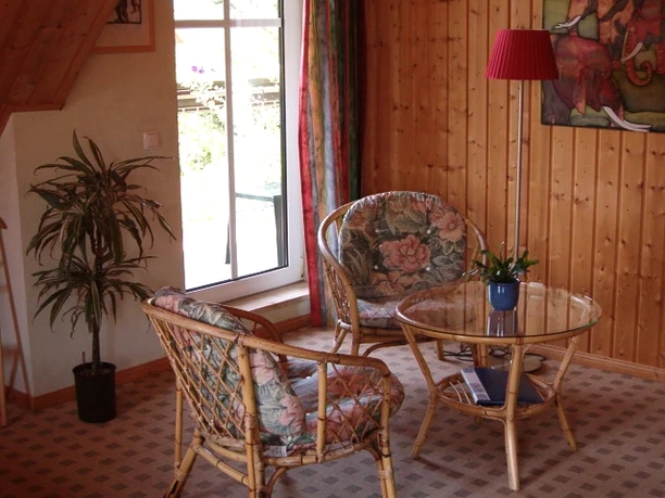 Sitzecke im Wohn-/Schlafraum