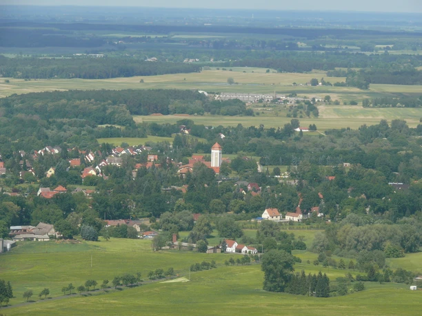 Flug über Müncheberg