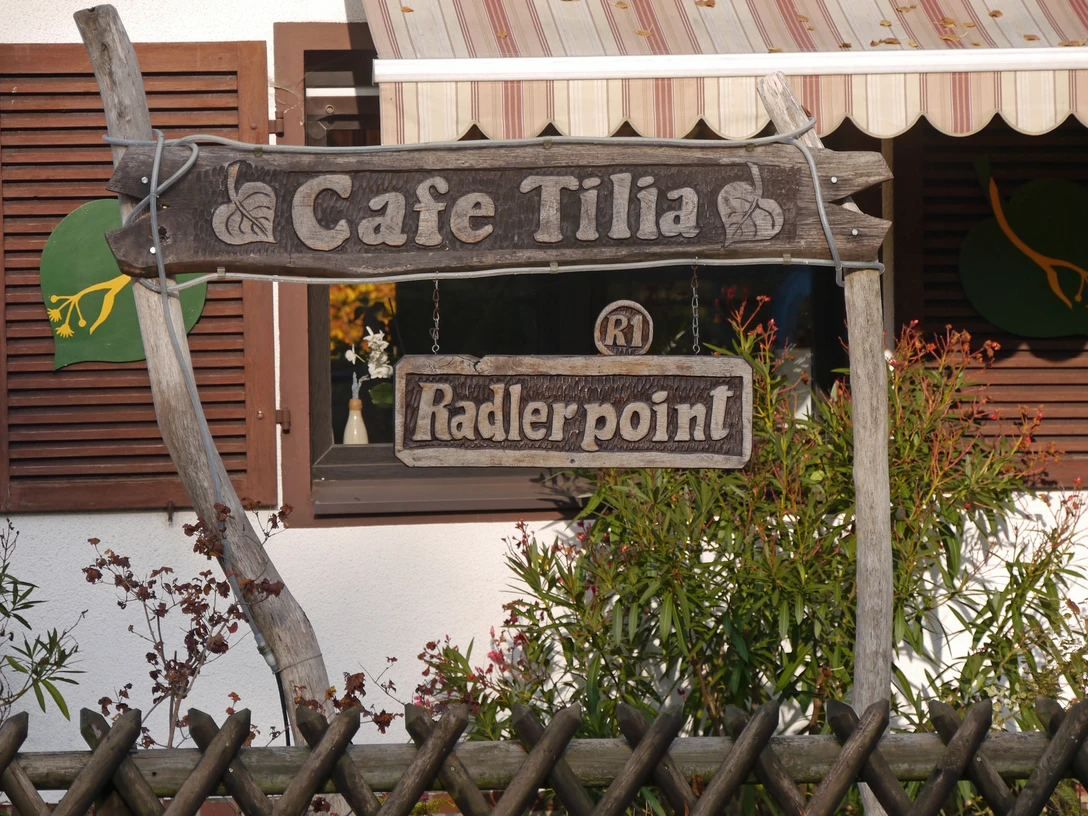 E-Bike-Ladestation am Café "Tilia"