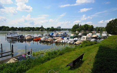 1. Potsdamer Anglerverein e.V. - idyllische Lage inmitten voon Seerosen © Christin Drühl