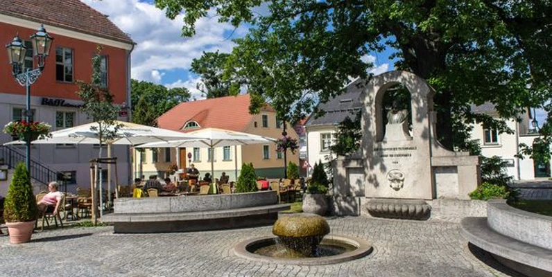 Marktplatz in der Teltower Altstadt