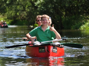 Mit dem Kanu auf der Spree