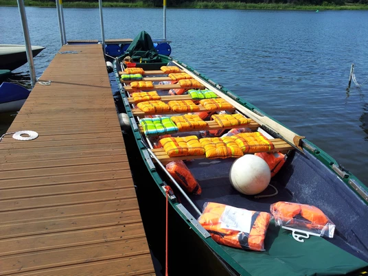 Personenkahn für die Tour