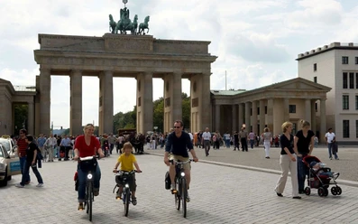 Start am Brandenburger Tor