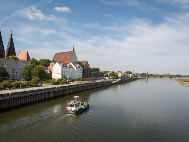 Blick über die Oder auf Frankfurt (Oder)