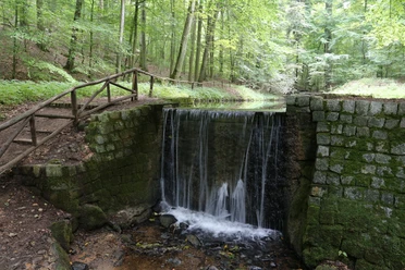 Wasserfall im Cöthener Park