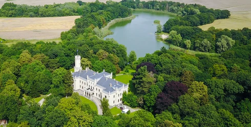Hotel Schloss Reichenow von oben