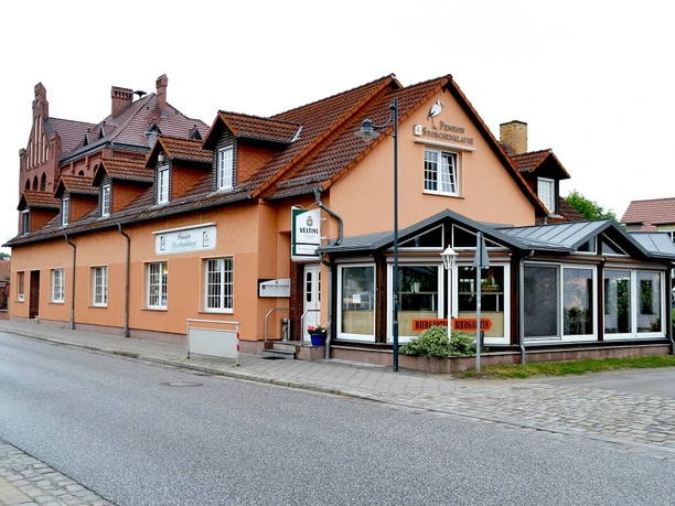 Außenansicht der Pension Storchenklause