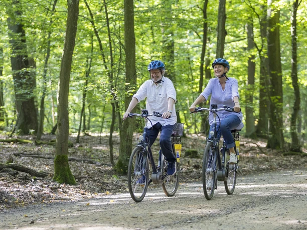Radfahrer im Seenland Oder-Spree