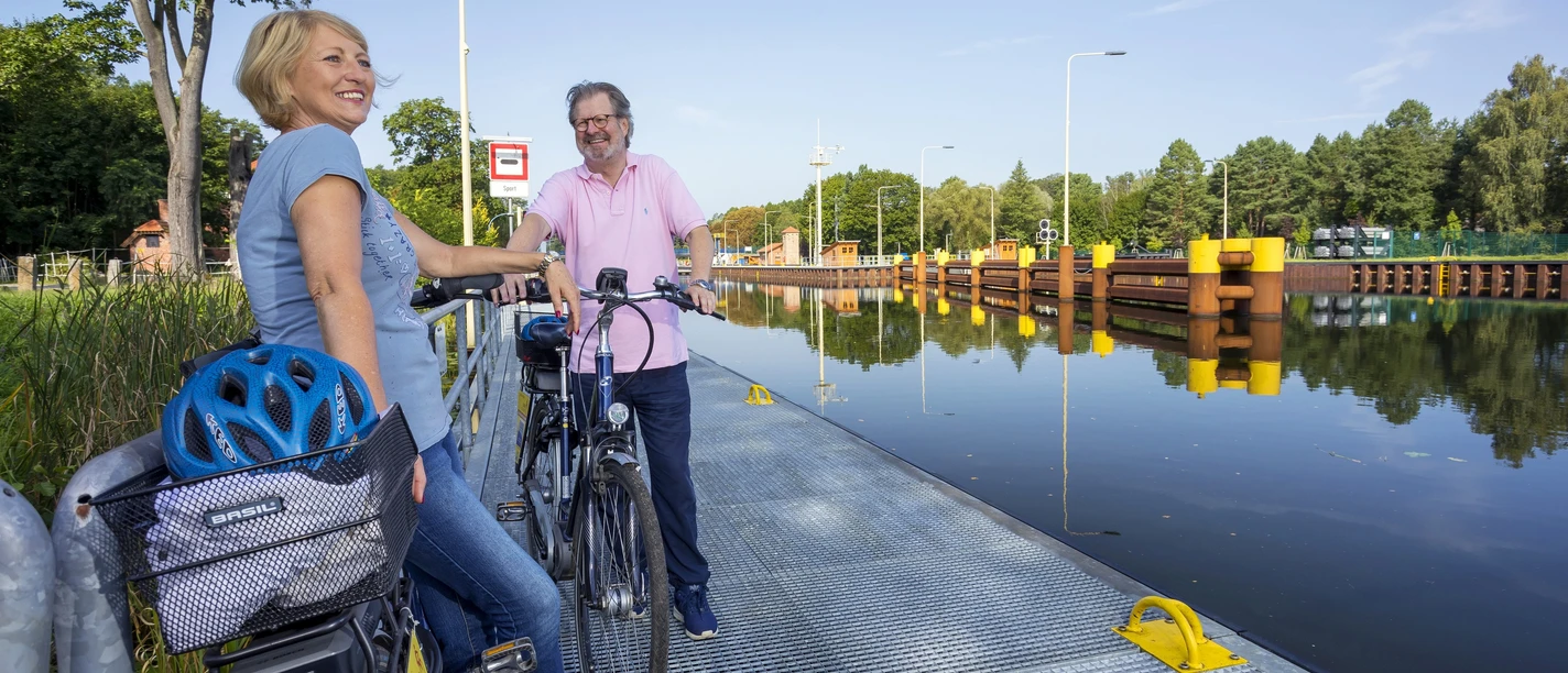 Schleuse im Seenland Oder-Spree