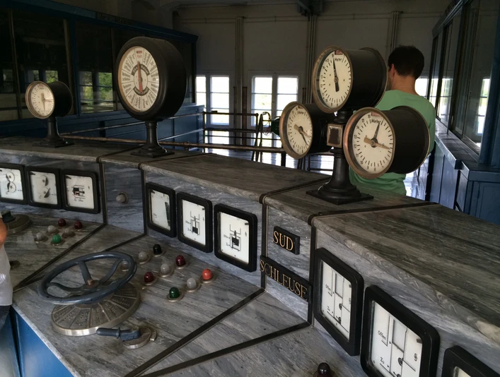 Zwillingsschachtschleuse Eisenhüttenstadt