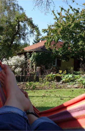 Foto: Ferienhäuser am Havelufer