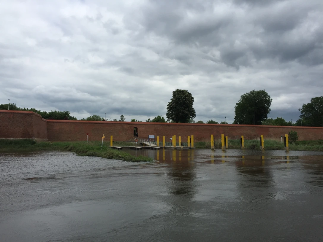 Anleger an der Festung Küstrin, Foto Michael Reh