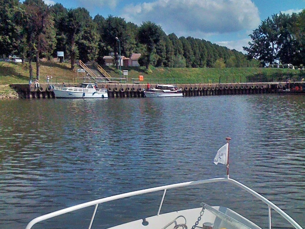 Anleger in Slubice, Foto Michael Reh