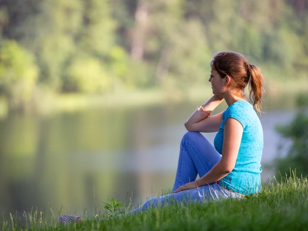 Blick auf den Trebuser See