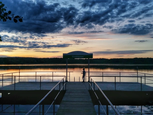 Badestelle Großer Glubigsee