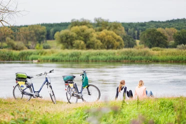 Oderbruch Radfahrer