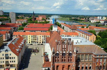 Blick vom Turm der Marienkirche