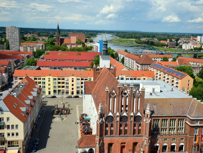 Blick vom Turm der Marienkirche