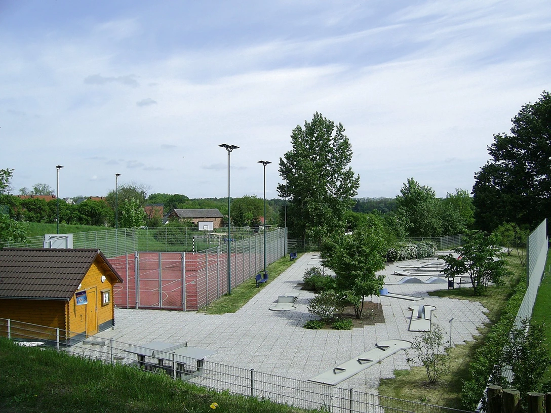 Freizeitgelände am Schwaren See in Falkenhagen (Mark)