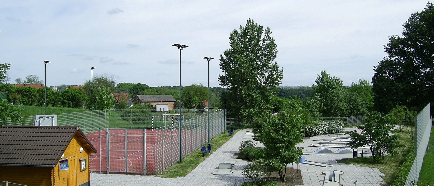 Freizeitgelände am Schwaren See in Falkenhagen (Mark)