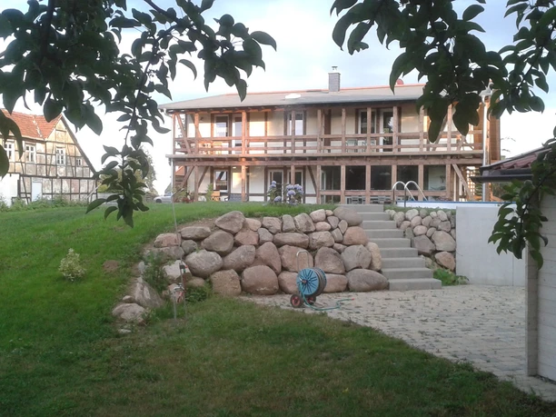 Oderbruchhütte Neulewin Garten