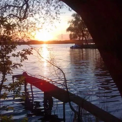 Sonnenuntergang am Ferienhof