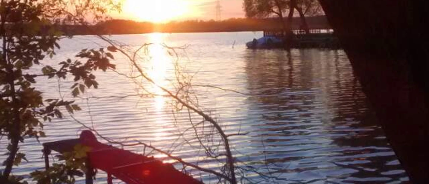 Sonnenuntergang am Ferienhof