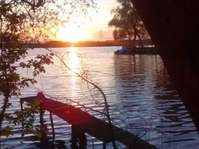 Sonnenuntergang am Ferienhof