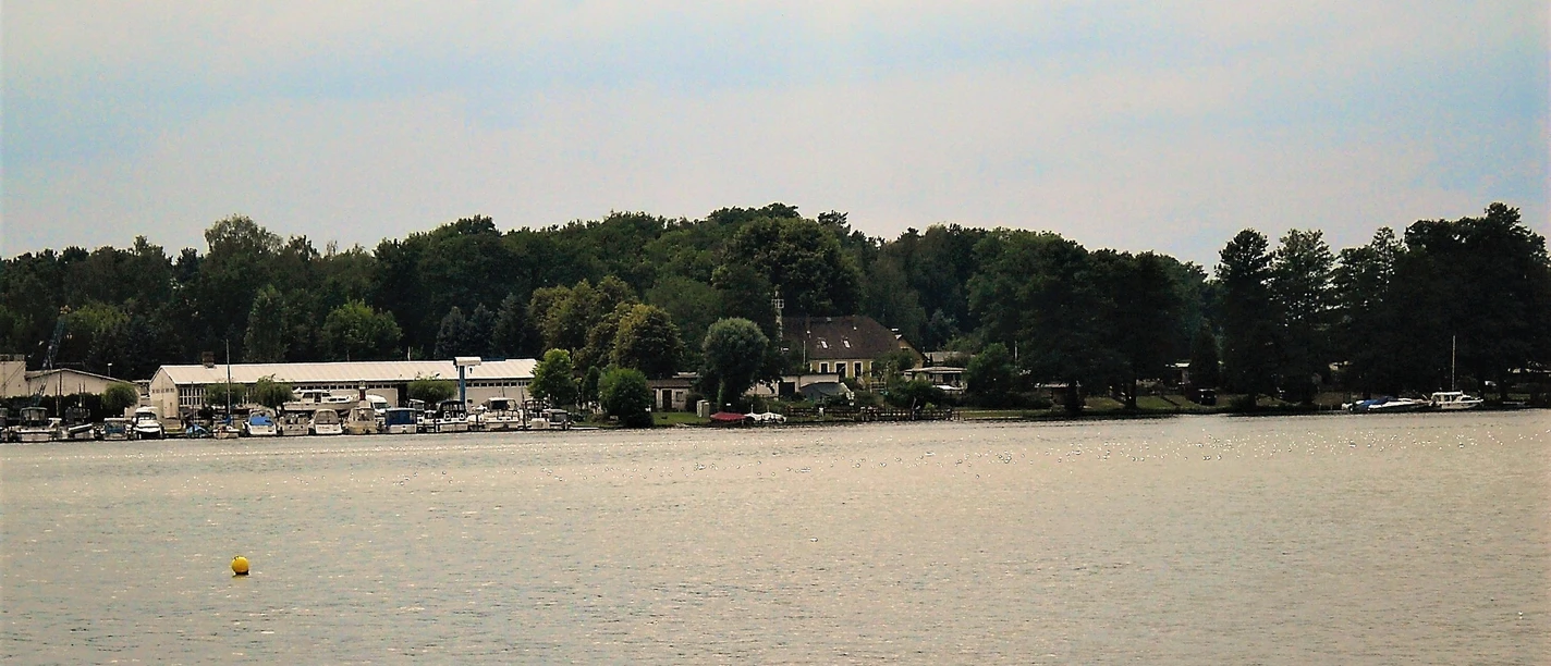 Blick von Jessern aus auf den Schwielochsee Richtung Goyatz