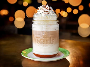 Kaffeebar-Kuerbis Latte,Foto: Karls Erlebnis-Dorf