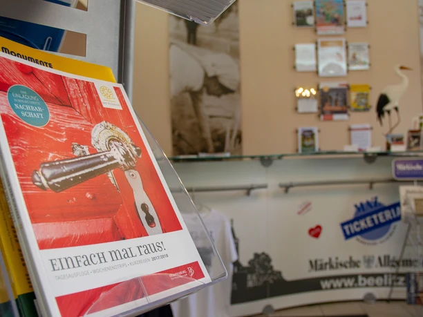 In der Tourist-Information Beelitz