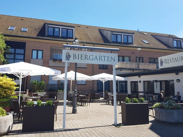 Biergarten im KomfortHotel Großbeeren