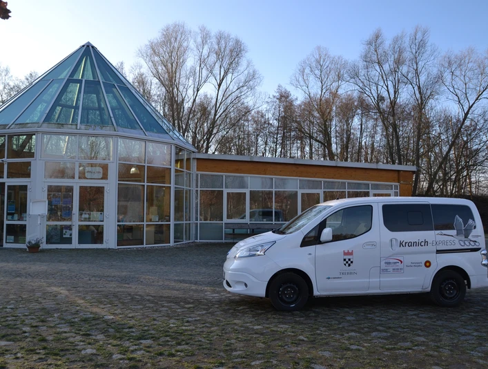 Kranich-Express am Naturparkzentrum