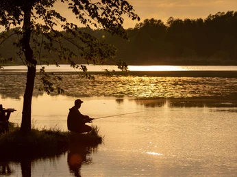 Angler, Sonnenuntergang